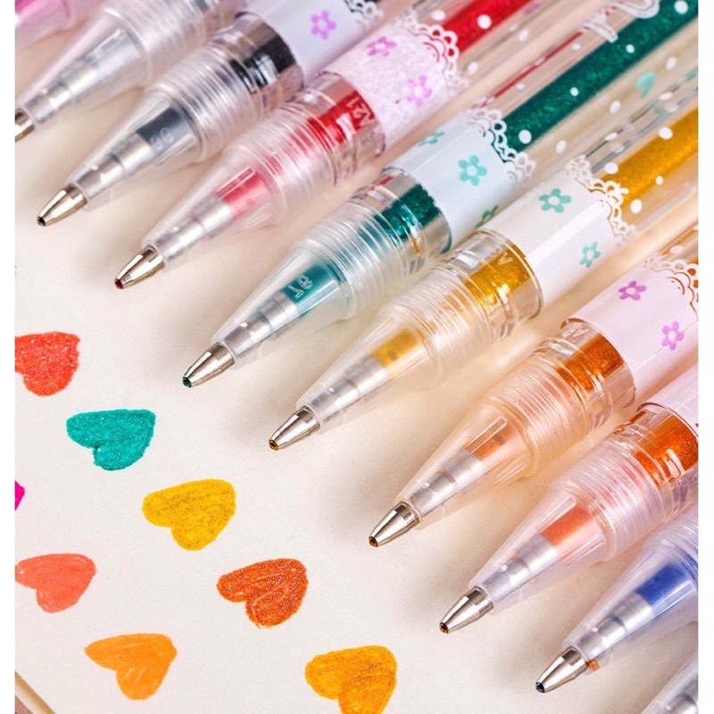 Bút nhũ kim tuyến 8/12/24 màu loại đẹp