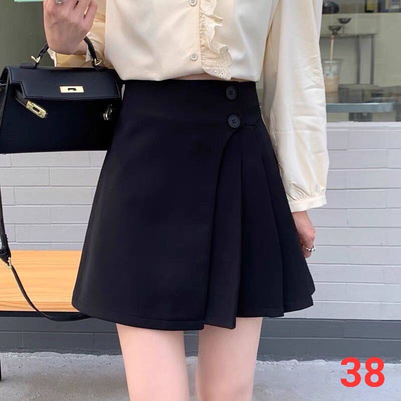 Chân váy ngắn chất kaki mềm phong cách Hàn Quốc hai màu