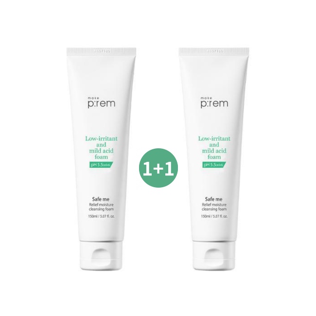 Safe Me. Relief Moisture Cleansing Foam 150ml+150ml