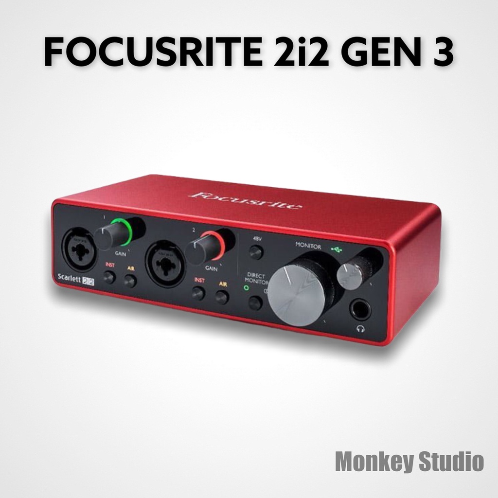 Bộ Combo Mic Thu Âm Hát Livestream Focusrite 2i2 Gen 3 &amp; Mic TAKSTAR SM8B ⚡BH 1 NĂM⚡ Thu Âm Điện Thoại Máy Tính