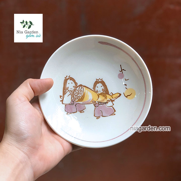 Đĩa sứ nhỏ dễ thương trang trí - GS3
