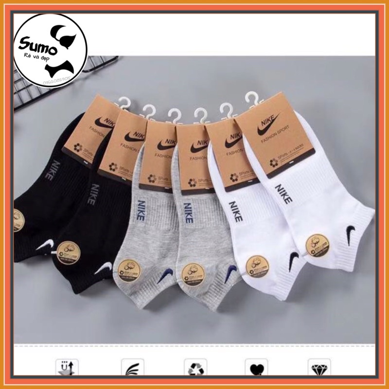 Tất/ vớ nam ngắn cổ cao cấp, chất cotton thấm hút mồ hôi, ngăn ngừa hôi chân.