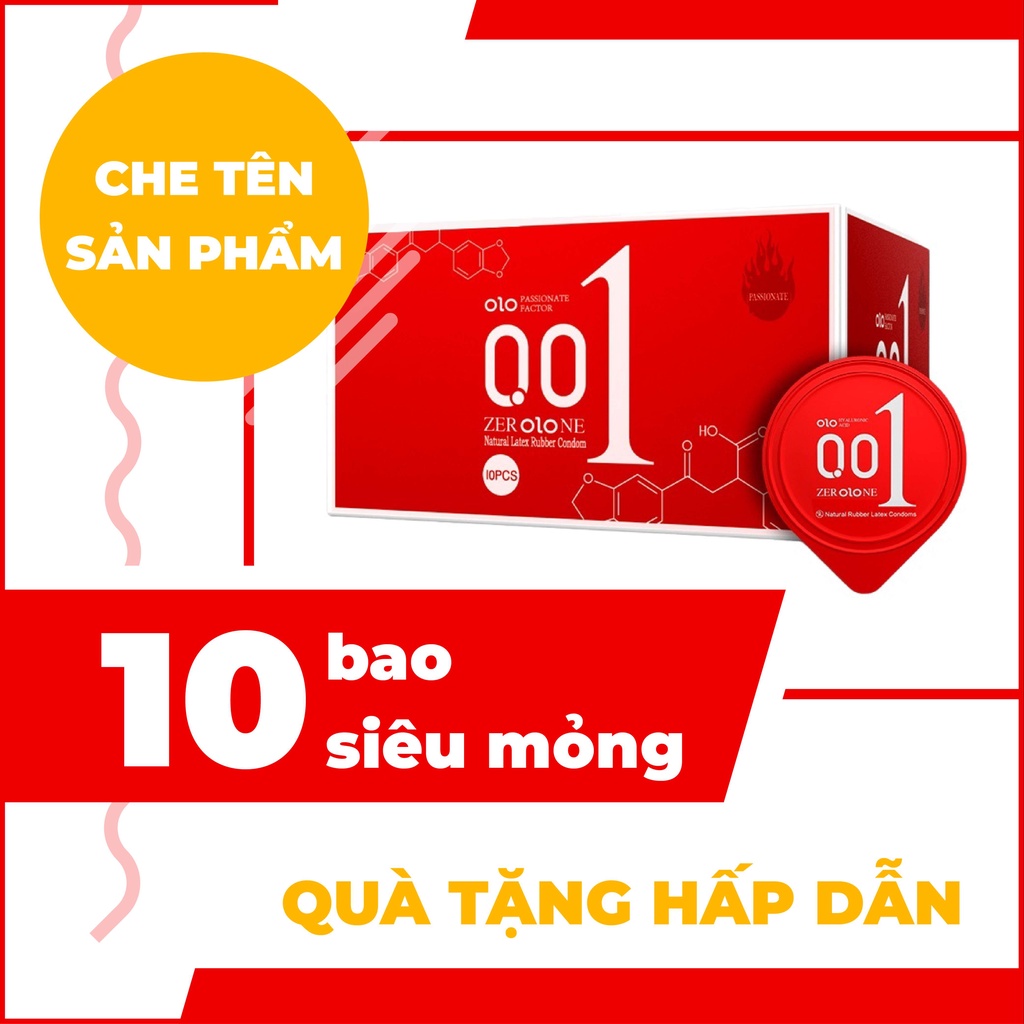 [TẶNG QUÀ] Bao cao su OLO siêu bền tránh thai tuyệt đối,nhiều gel kéo dài thời gian quan hệ.