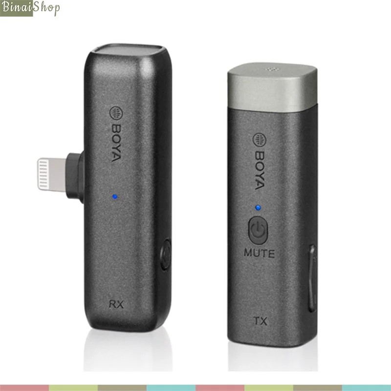 [BH 2 năm] Boya BY-WM3D / BY-WM3U - Micro Thu Âm Không Dây Cho Các Thiết Bị IOS Cameras, Smartphone 2.4G