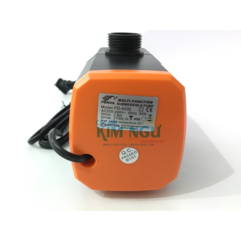 PERIHA PD 6200  Máy Bơm Lọc Nước Hồ Cá PD-6200 PD6200