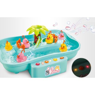 Bộ đồ chơi câu vịt, câu cá cao cấp có nhạc cho bé