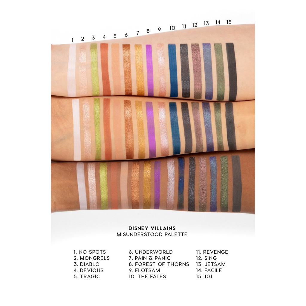 Colourpop Bảng Phấn Mắt 15 Màu Misundertood Pressed Powder Shadow Palette