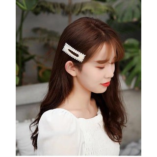 Kẹp tóc đính hạt trai DustyPink.vn