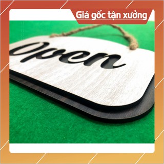 [HANDMADE] Bảng Open gỗ treo tường