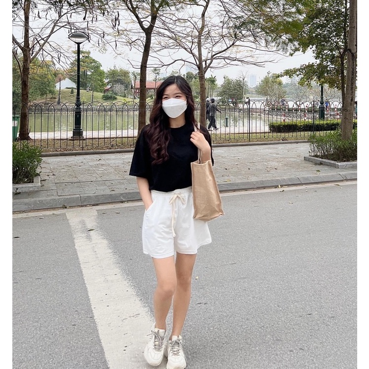 Set bộ thể thao đui trơn phong cách Ulzzang Unisex