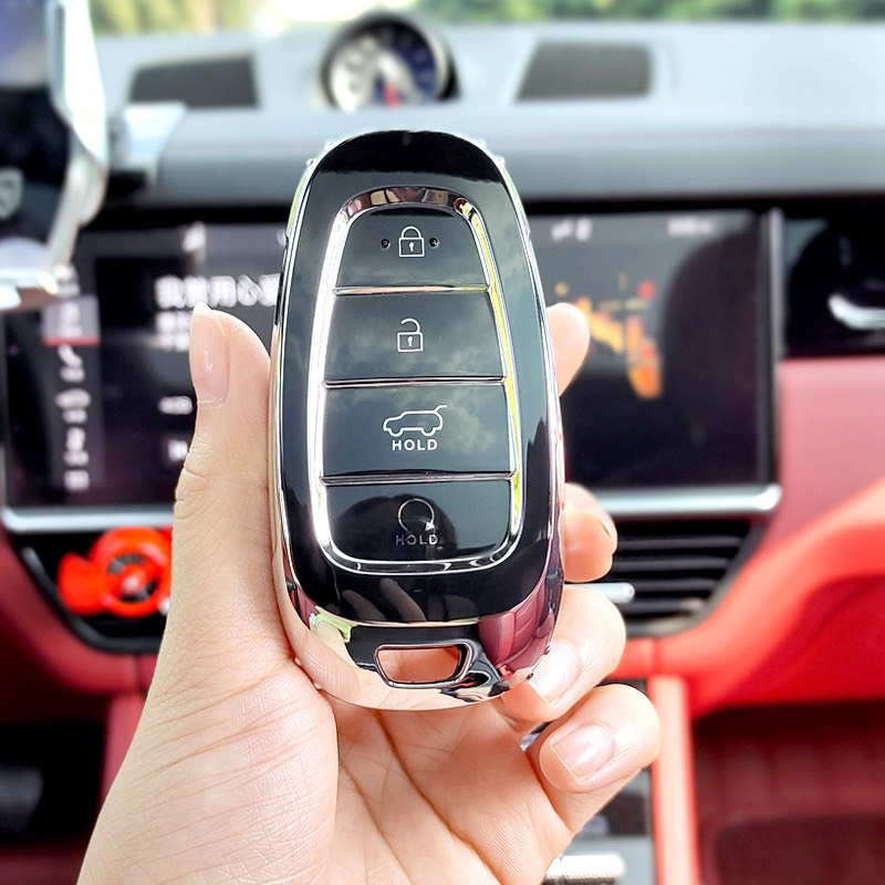 Ốp bảo vệ chìa khóa Hyundai Santafe , Tucson 2022 Cao Cấp