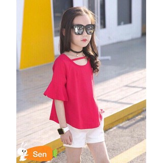 Áo thun bé gái sành điệu cá tính 2-4 tuổi 17kg