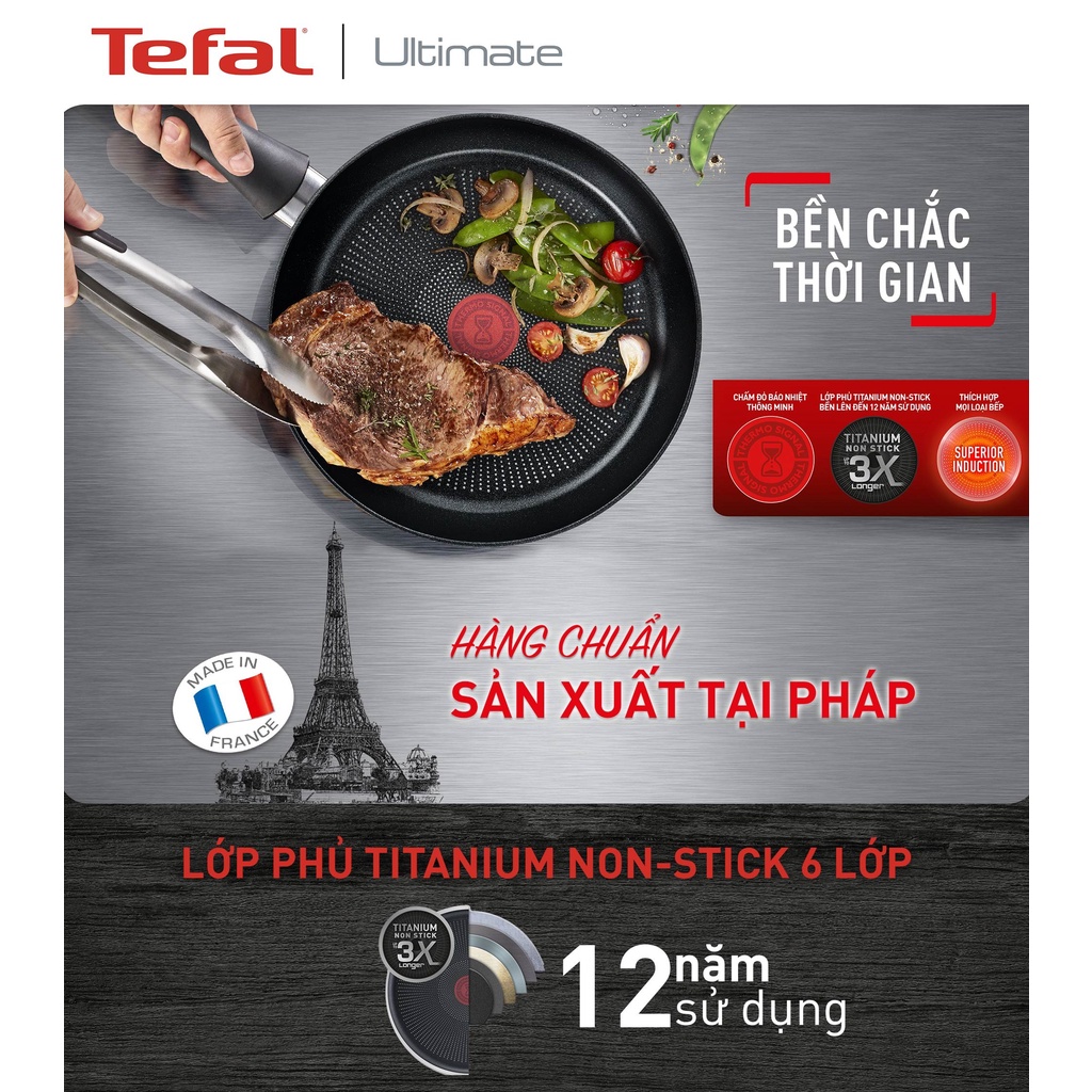 Chảo chiên Tefal Ultimate 28cm