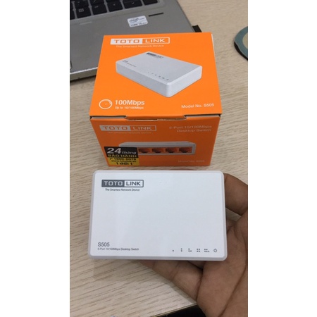 Switch ToToLink S505 / 5-Port 10/100Mbps - Bộ chia cổng mạng 5 cổng totolink.