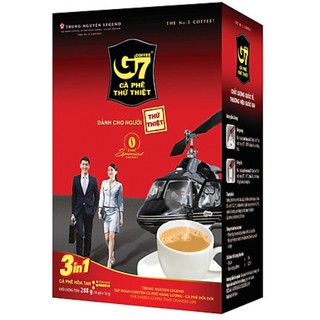Combo 2 hộp "cà phê hòa tan g7 3in1 hộp 18 gói x 16g"