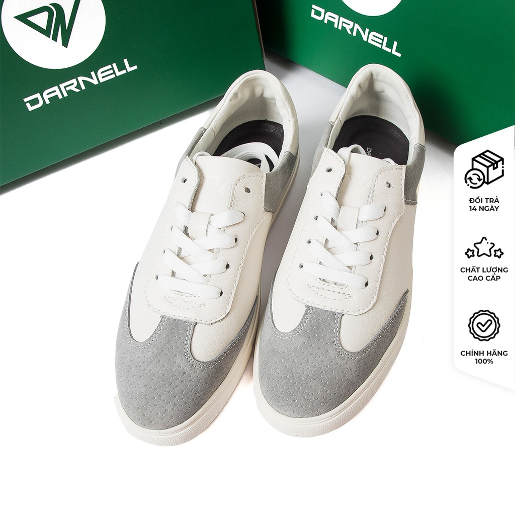 Giày sneaker phối da lộn cao cấp chính hãng Darnell DN413