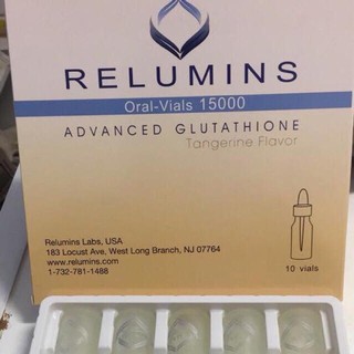 Relumins advanced glutathione oral-vials 15000 mg