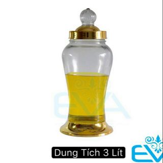 Bình ngâm sâm thủy tinh 3 lít