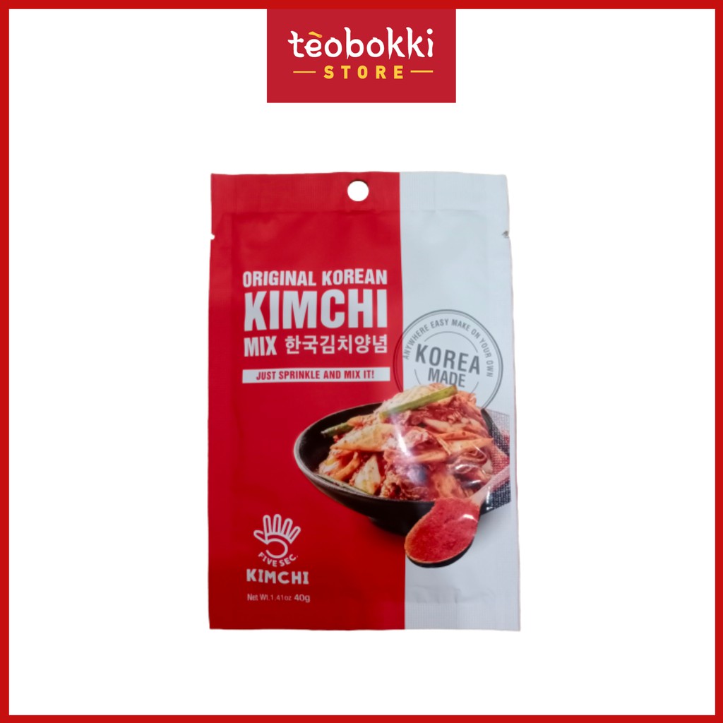Gia vị muối kim chi sản xuất tại Hàn Quốc - FIVE SEC KIMCHI CHUNGWOO