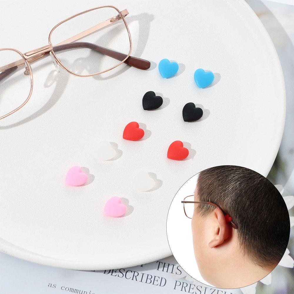1 Cặp Phụ Kiện Gắn Tai Bằng Silicone Cho Mắt Kính