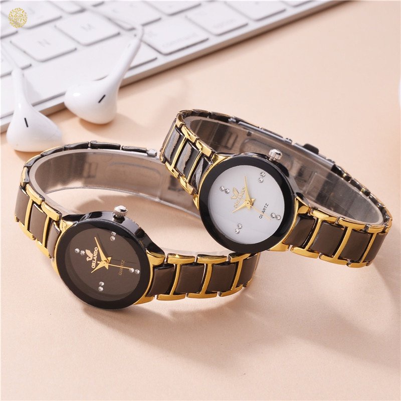 Đồng Hồ Quartz Nữ Đính Hột Xoàn Sang Trọng YKD
