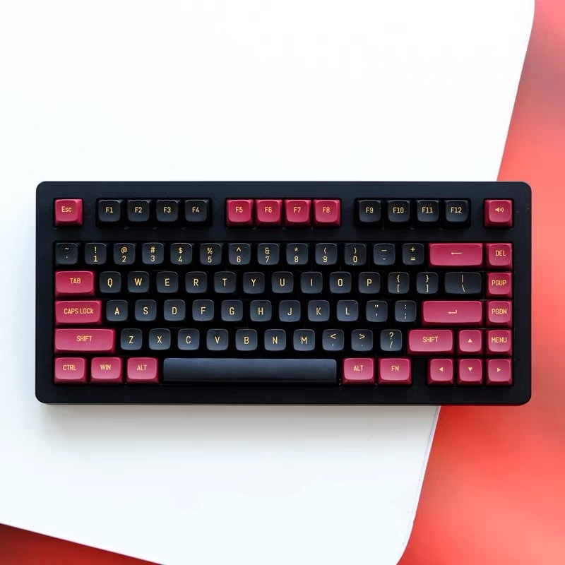 148 Phím White Green Keycaps CSA Profile PBT Double Shot bàn phím cơ Keycap