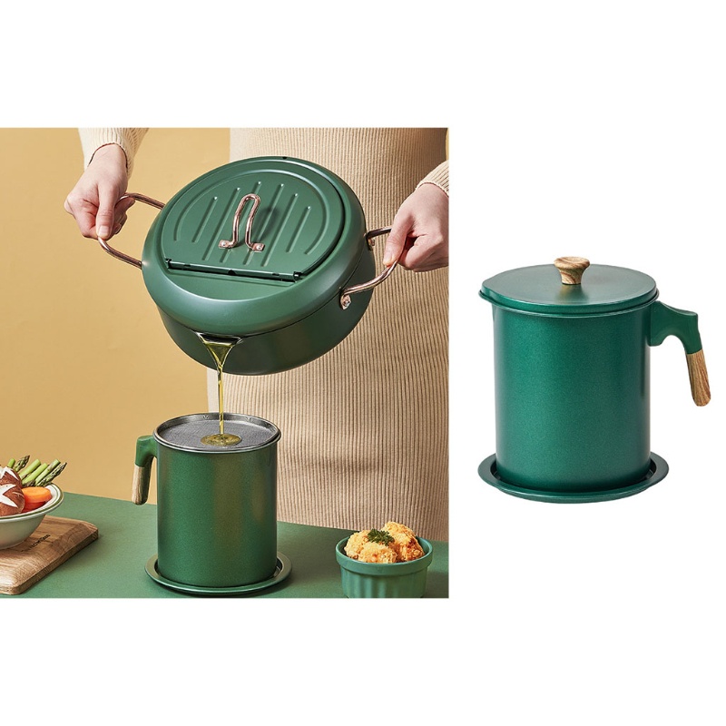 Bình đựng dầu ăn dung tích 1.4L bằng chất liệu thép không gỉ