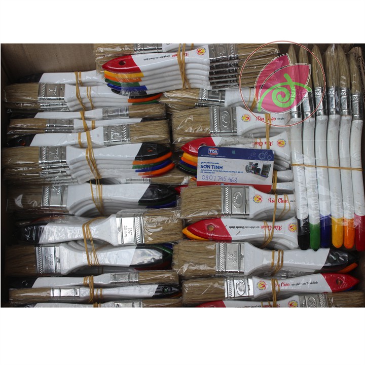 CỌ CÁN GỖ xin chào - sản phẩm của Thanh Bình