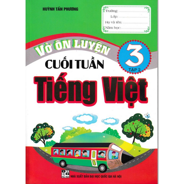 Sách - Vở ôn luyện cuối tuần Tiếng Việt lớp 3 (tập 2)