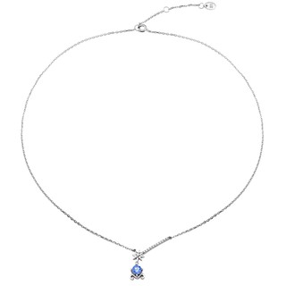 Dây cổ bạc đính đá Disney|PNJ Cinderella ZTXMW000004