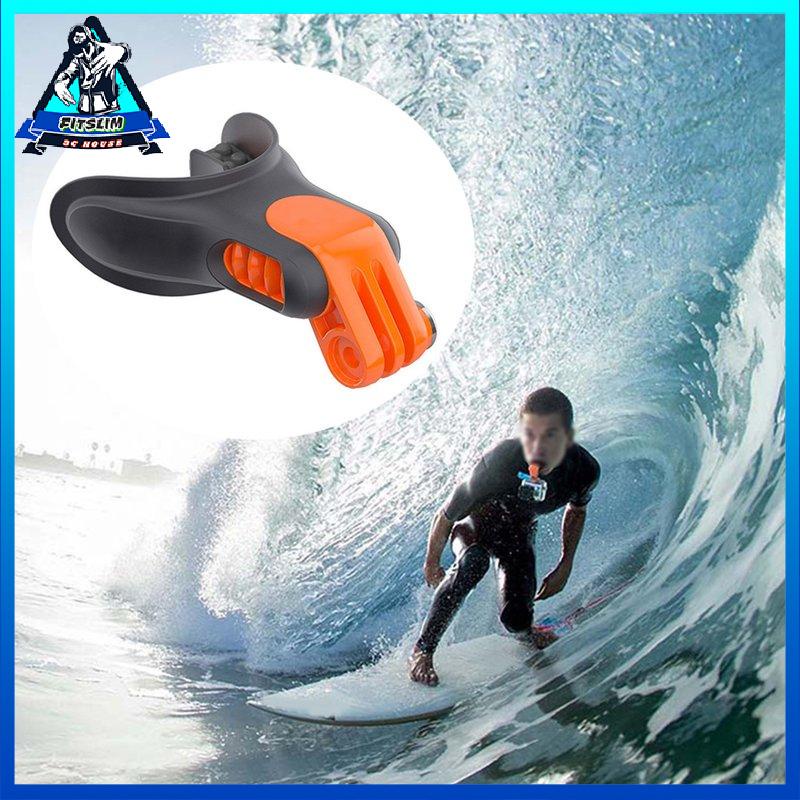 [Fitslim] Teeth Braces Holder Mouth Mount With Floaty For GoPro Camera Ski Diving