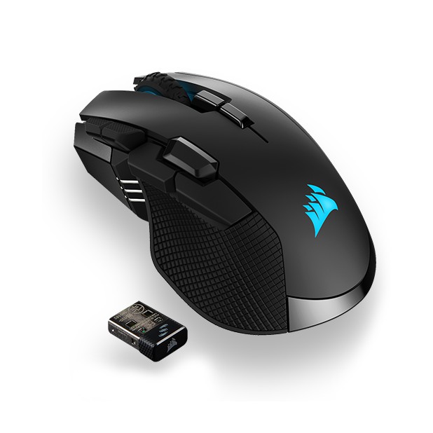 Chuột máy tính chơi game không dây - Corsair Iron Claw RGB Wireless - Hàng Chính Hãng