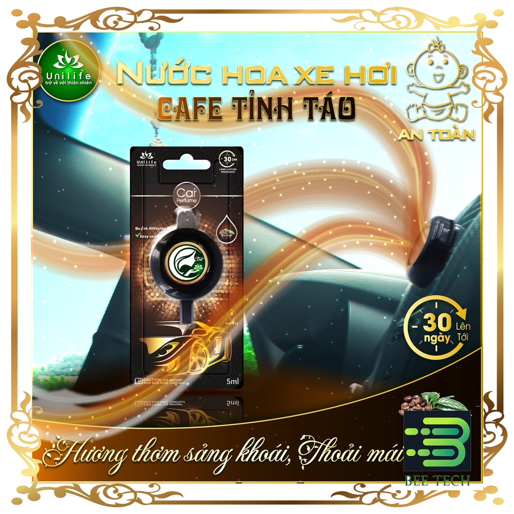 Nước hoa ô tô hương cà phê 🔥mới 2021🔥 nước hoa xe hơi kẹp cửa gió điều hòa hương cà phê cao cấp.