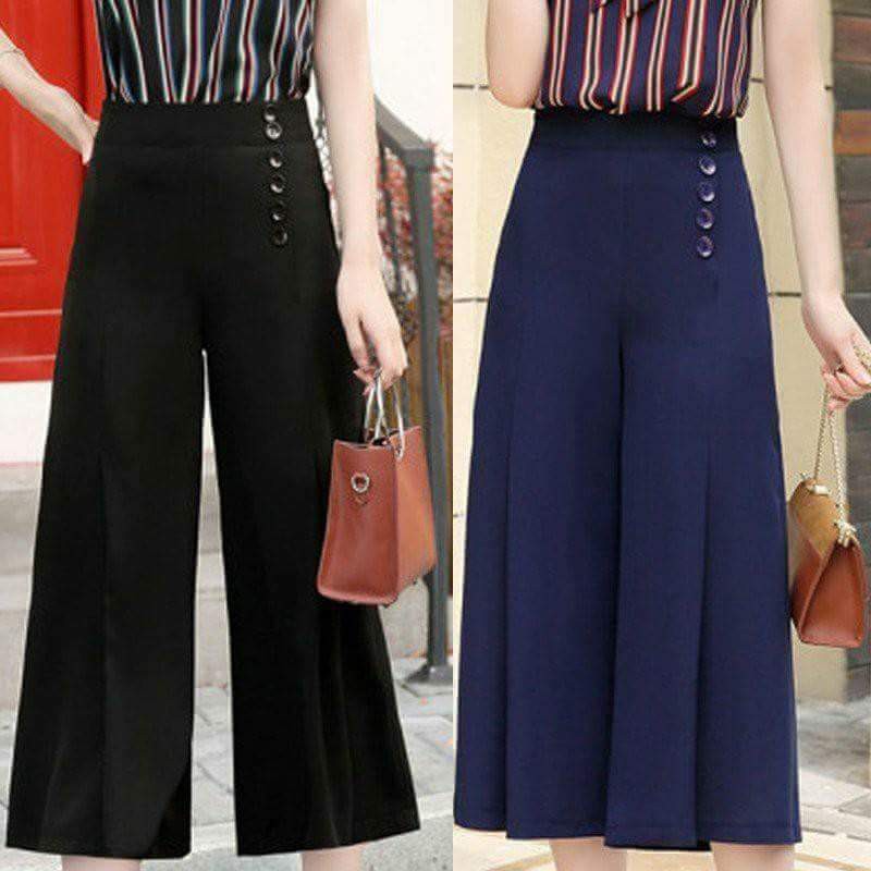 QUẦN TÂY CÔNG SỞ ỐNG ĐỨNG PHỐI NÚT SANG TRỌNG CÓ SIZE LỚN XXL