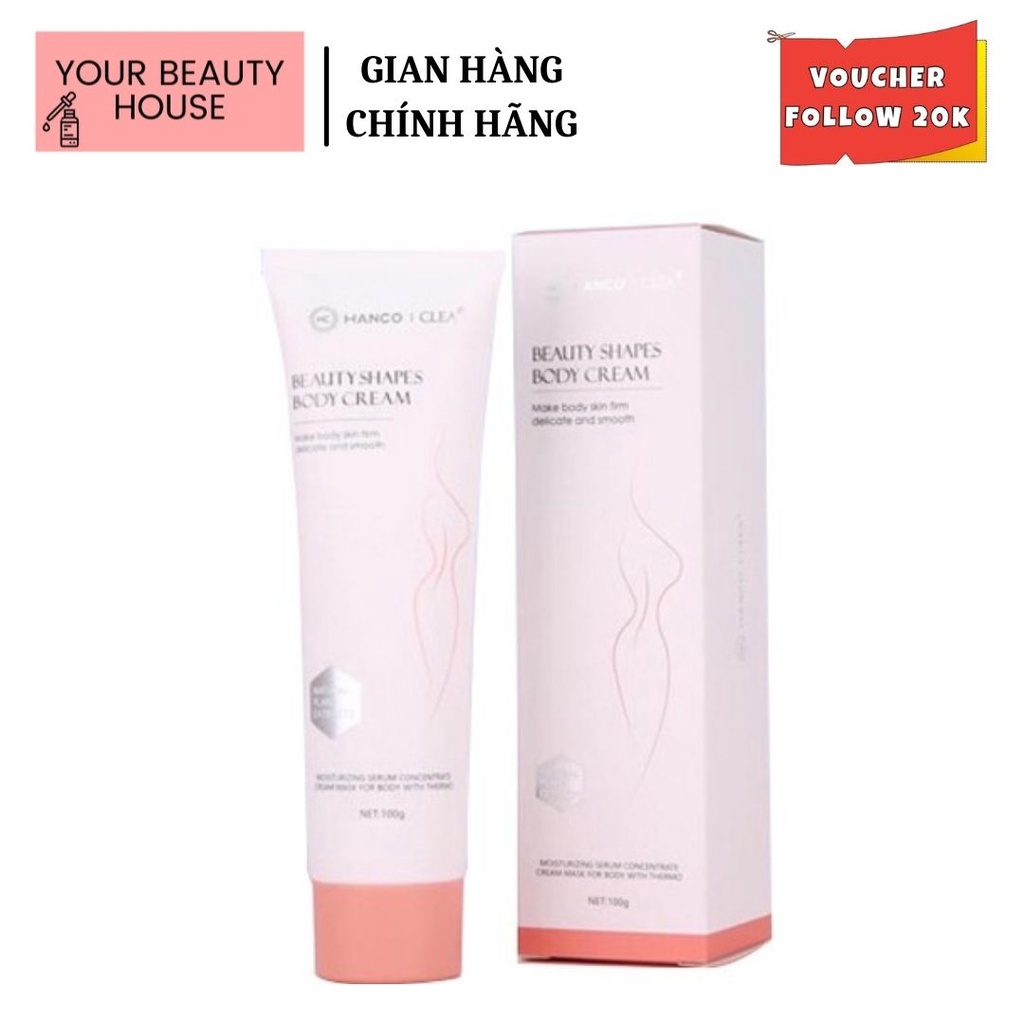 Kem tan mỡ Hanco giảm 3-8cm kèm thước dây và dụng cụ đánh