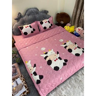 Bộ chăn ga gối trần hè Cotton Poly 5 món