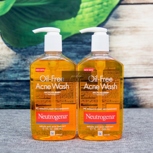 Sữa Rửa Mặt Dành Cho Da Mụn Neutrogena Oil-Free Acne Wash