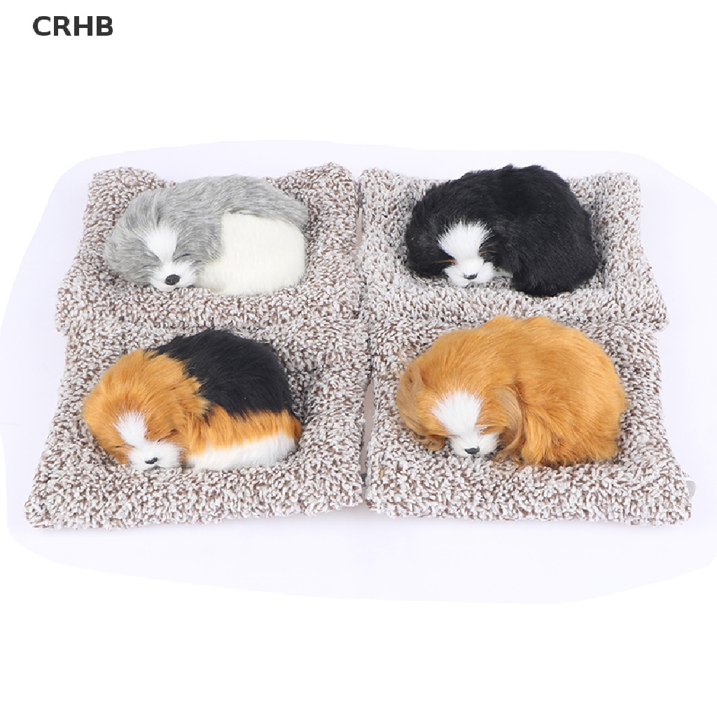 Đồ chơi nhồi bông Hình Chú Chó Nằm Ngủ Trên Xe Hơi Mới