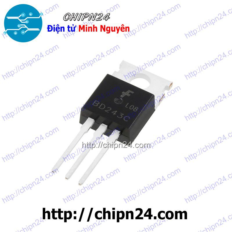 [2 CON] Transistor BD243 TO-220 NPN 6A 100V (BD243C 243)