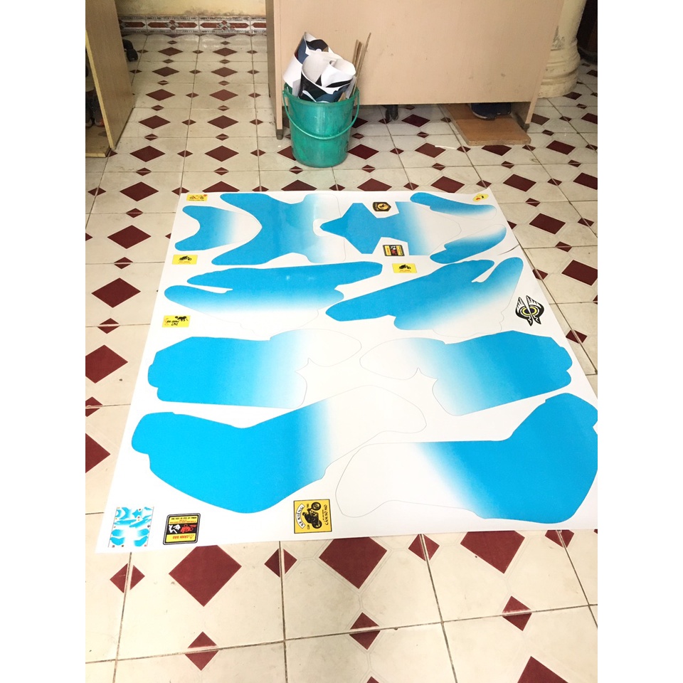 TEM TRÙM XE ĐIỆN XMEN MÃ 369 SIÊU PHẨM XANH TRẮNG