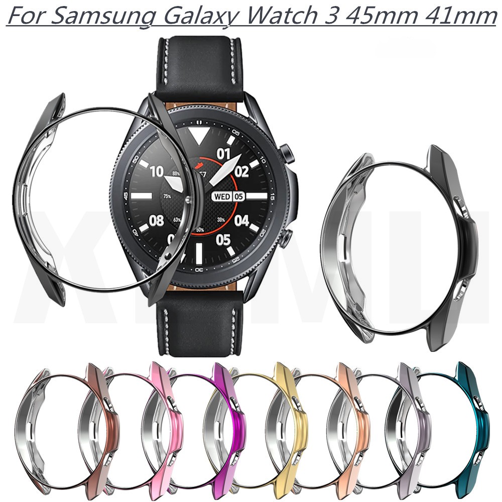 Vỏ Bảo Vệ Bằng TPU Mềm Siêu Mỏng Chống Rơi Cho Samsung Galaxy Watch 3 41mm 45mm