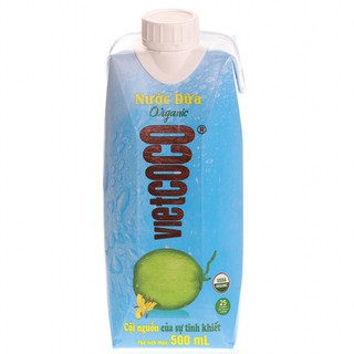 [Mua 11 tặng 1] Nước dừa hữu cơ Vietcoco 500ml