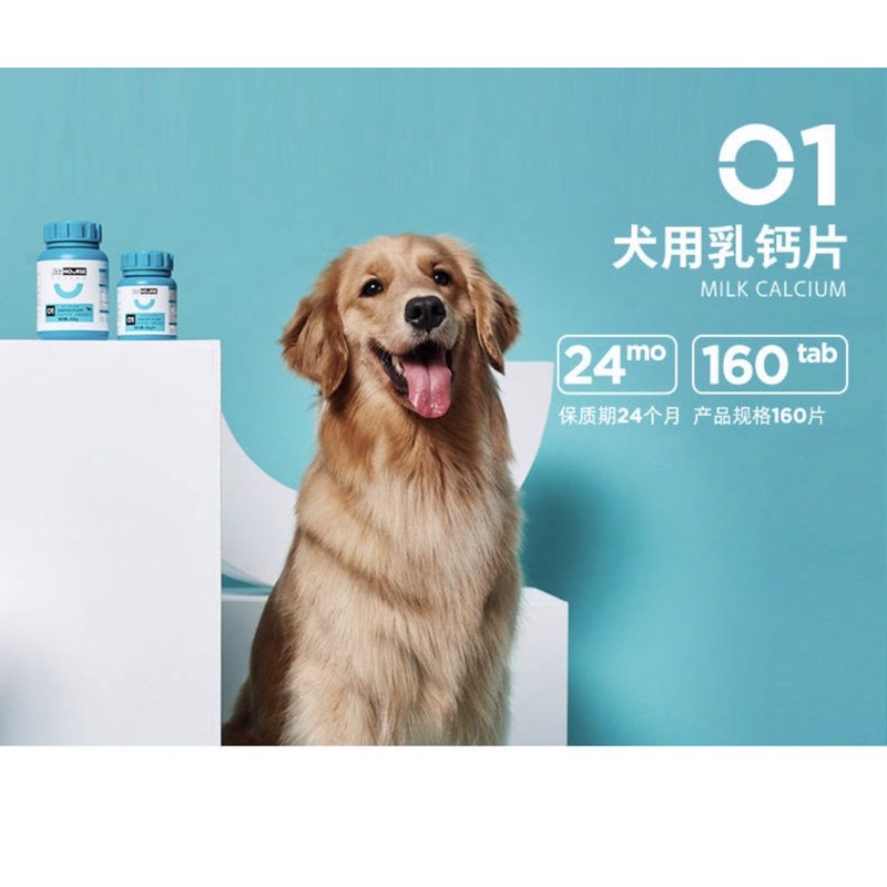 Nourse 01 Canxi sữa cho chó mèo giúp phát triển răng và xương, phòng tránh hạ bàn (160v)