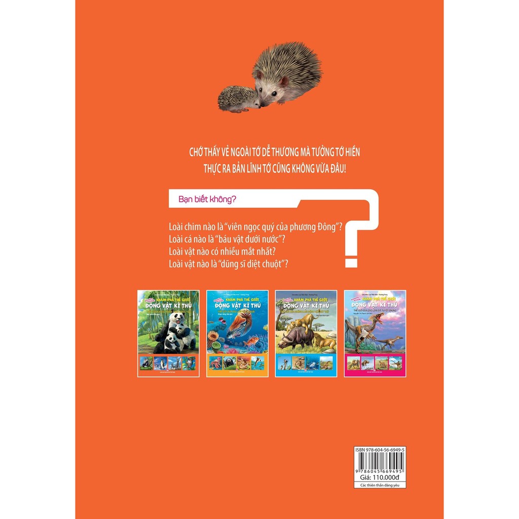 Sách - Khám Phá Thế Giới Động Vật Kì Thú: Thế Giới Của Các Thiên Thần Đáng Yêu