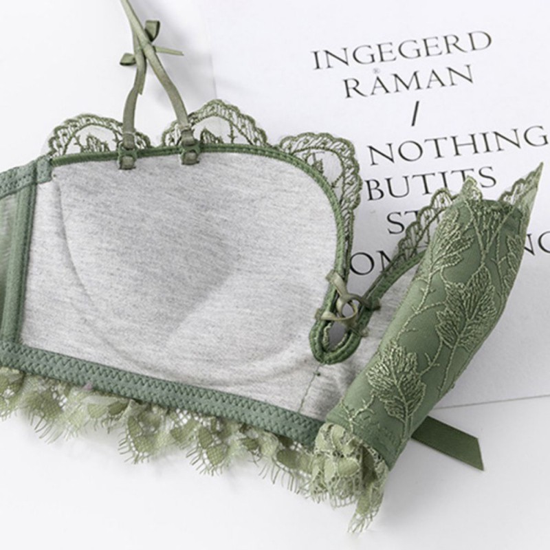 Áo Ngực Ren Thêu Hoa Không Gọng