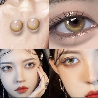 Lens Kính áp tròng Nâu Brown loại 0 độ