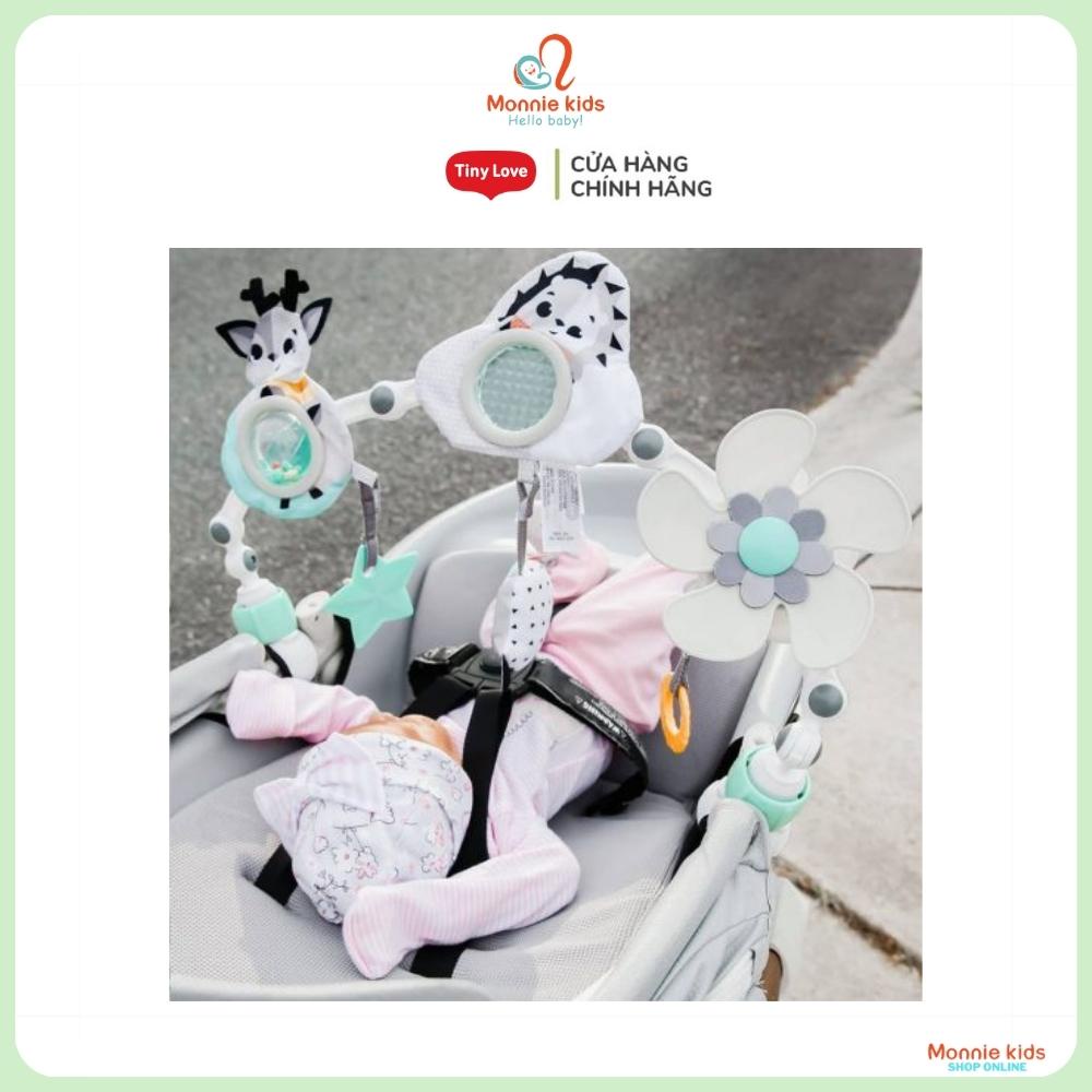 Đồ chơi treo xe đẩy Tiny Love TL Stroll B&amp;W Magical Tales, lục lạc treo xe nôi cho bé - Monnie Kids