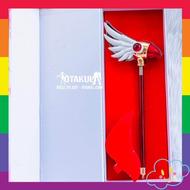 Gậy Phép Thuật Mỏ Chim Sakura Bằng Kim Loại Dài 50cm