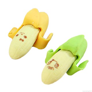 2 gôm tẩy hình quả chuối
