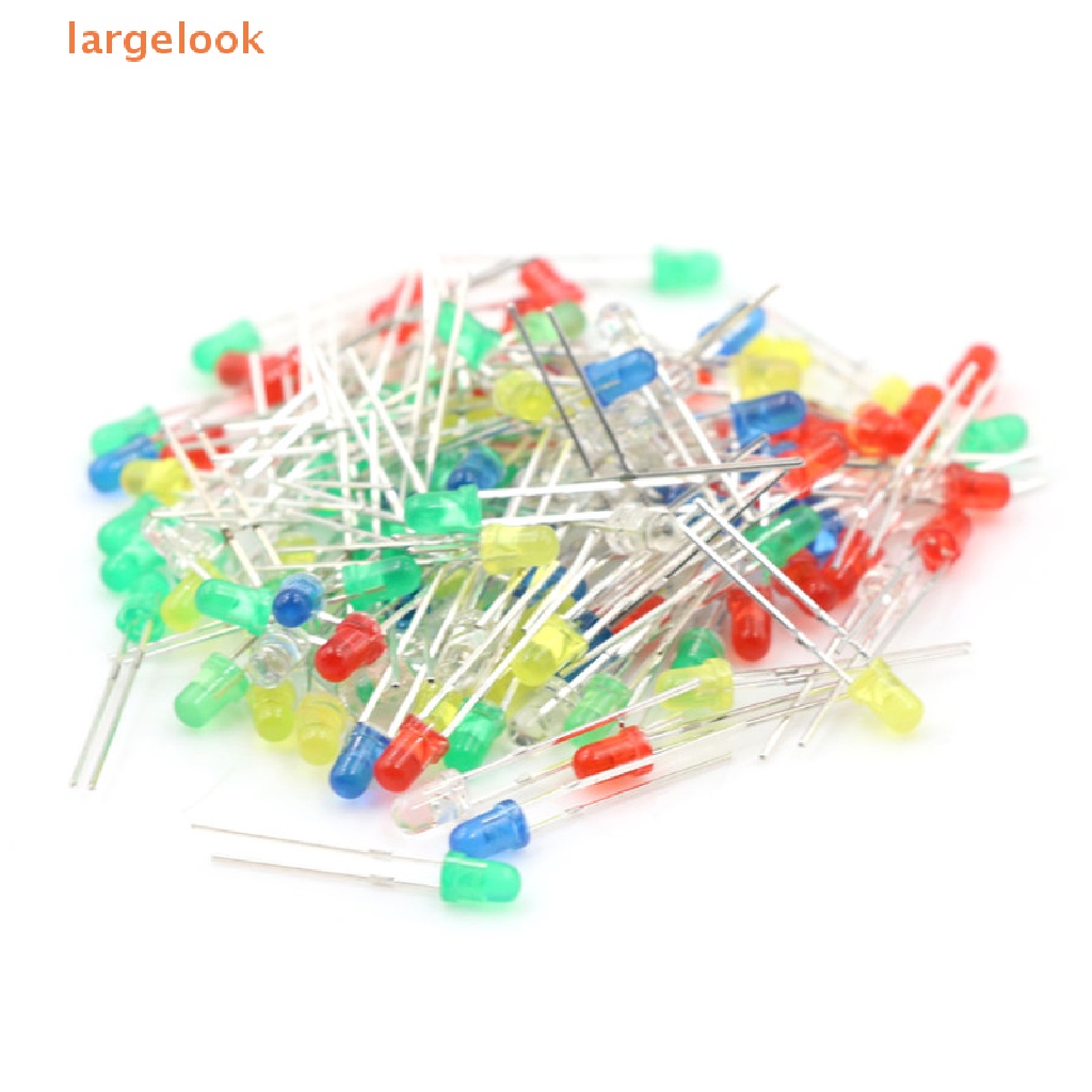 Set 100 Đèn LED Diode 3mm 20mA 2Pin Chuyên Dụng
